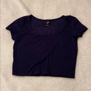Windsor scoop neck crop top